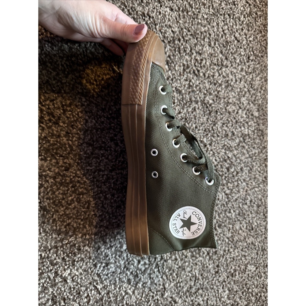 Converse Chuck Taylor All Stars Pro Unisex Khaki Green Shoes Size 10 M 12 WM - Picture 4 of 16